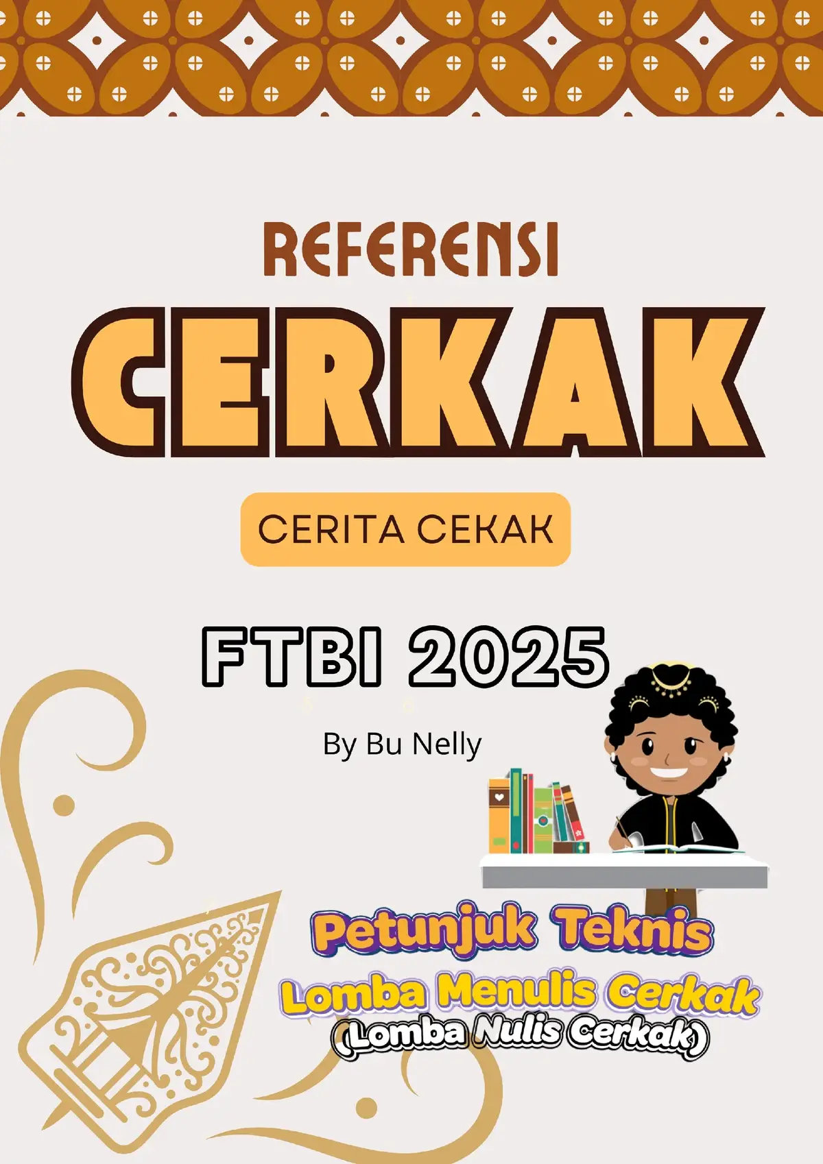 Silakan bapak ibu guru, file ini bisa dijadikan referensi untuk latihan murid lomba FTBI cabang menulis cerkak Bahasa Jawa🥰 #cerkak #ceritacekak #ftbi #festivaltunasbahasaibu #lombaftbi #bunelly #bunellytegal 
