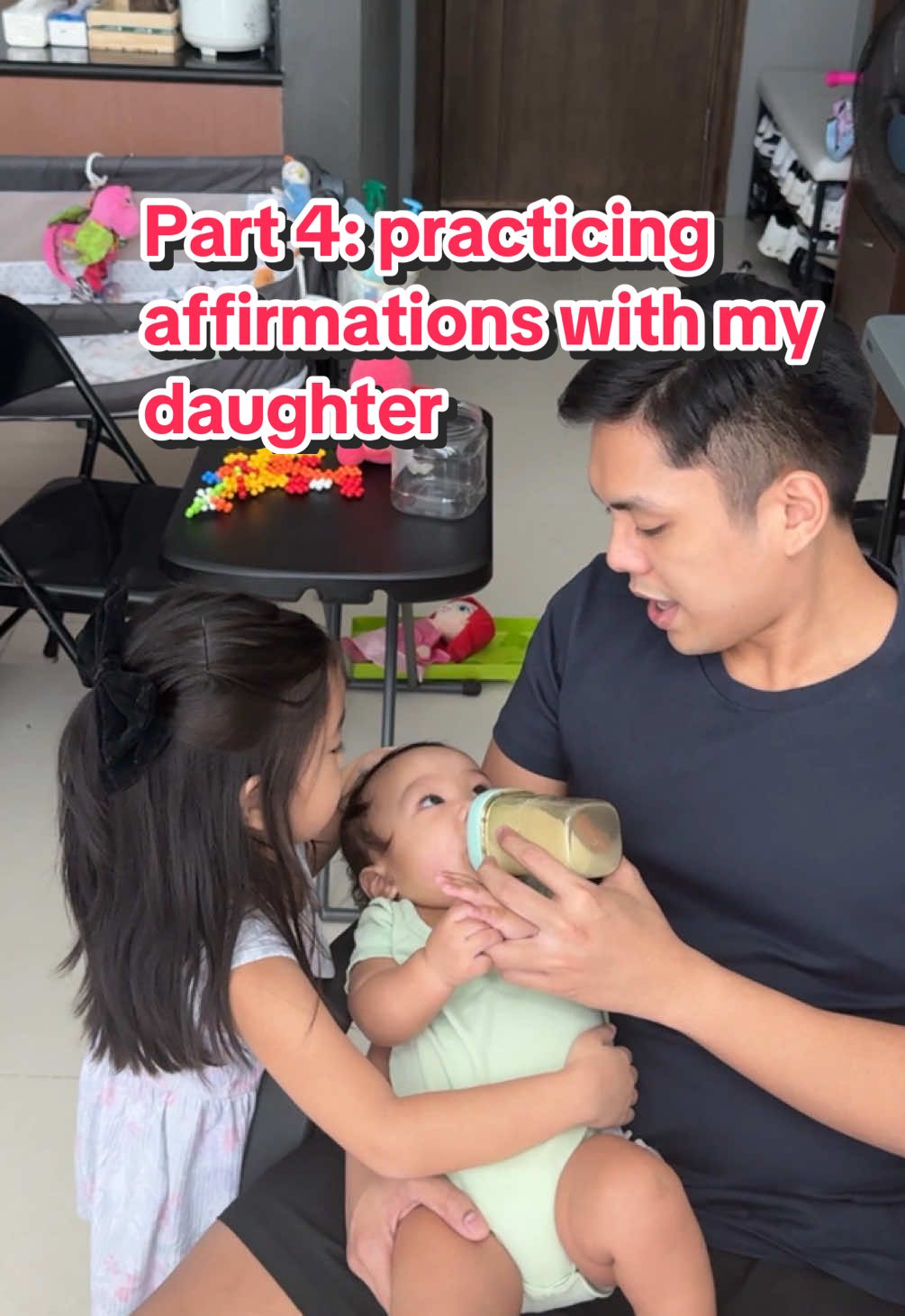 pov: practicing affirmations with my daughter  #family #fatherdaughter #dad #dadsoftiktok #bonding #affirmations #faith #jesus #workfromhome #foryou #fyp #foryoupage #fypツ 