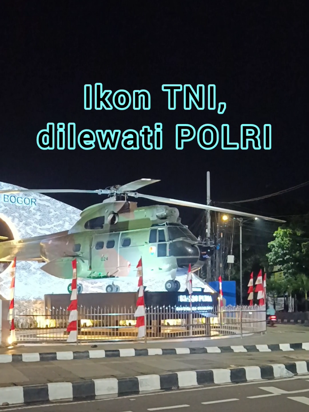 Bersatu membela rakyat, jangan membela yang bejat dan khianat kepada rakyat.  #tni #tniindonesia🇮🇩 #polri #helikopter #jabar #bogor #pakansari 
