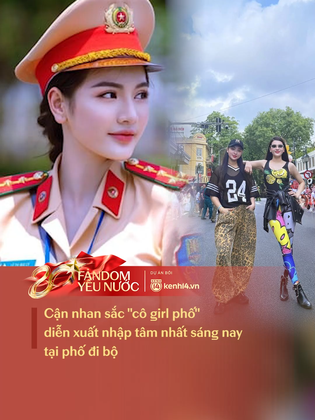 Được biết Thiếu tá Lê Thị Mai Ly xuất thân trong gia đình có truyền thống ngành công an. Sau khi tốt nghiệp chuyên ngành, cô từng công tác tại Đội Cảnh sát giao thông - trật tự, Công an quận Thanh Xuân (Hà Nội). Hiện tại, cô làm việc tại Công an phường Phúc Lợi. #FandomYeuNuoc #TuhaoVietNam #80DepLam