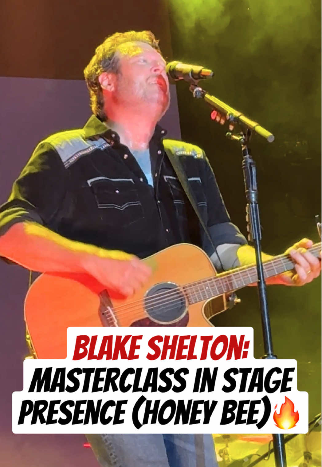 Blake Shelton performing ‘Honey Bee’ in Albuquerque. Name a better duo. We’ll wait.😉  Hosting the 2 day ABQ Smoke Show was an honor. Thanks to NM for being kind and amazing to my wife and I🙏🏽 #BlakeShelton #HoneyBee #CountryMusic #Albuquerque #MusicFestival #Country  #mywifelovescountrymusic #legend #smokeshowbbqfest 