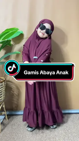 Lucu banget #masyaallahtabarakkallah #gamisanak #gamisabaya #outfitanak 