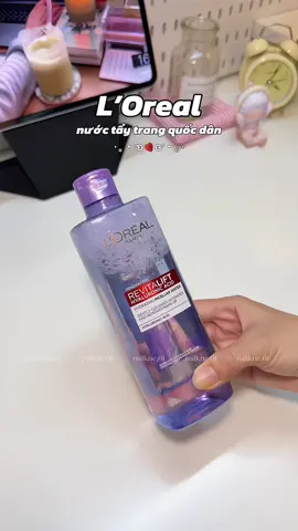 Nước tẩy trang quốc dân dùng thích lắm mấy bồ ơi #lorealparis #nuoctaytrang #taytrang #goclamdep #reviewlamdep 