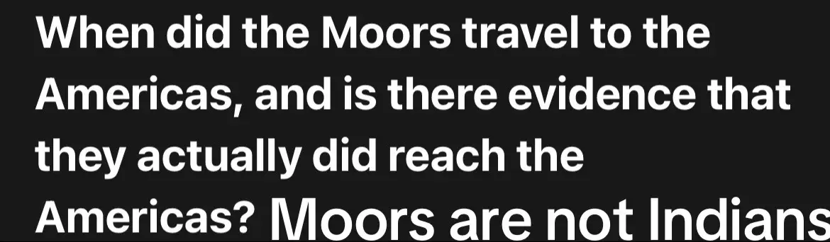 🤷🏾‍♂️🧐 you claiming to be something, but they are not indigenous to America