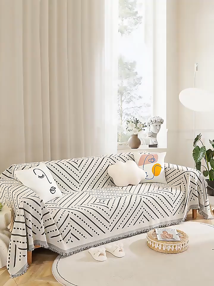 Cat Scratch-proof Sofa Towel Blanket Double-sided Sofa Cushion Cover Dust-proof Couch Chaise Lounge Cover Chair Futon Protector#Cushioncover #SofaSlipcover #ChairCover #Couchcover #furnitureProtector #SofaCover #homedecor #slipcover #homeimprovement #homeproject #chaircover #sofablanket #blanket