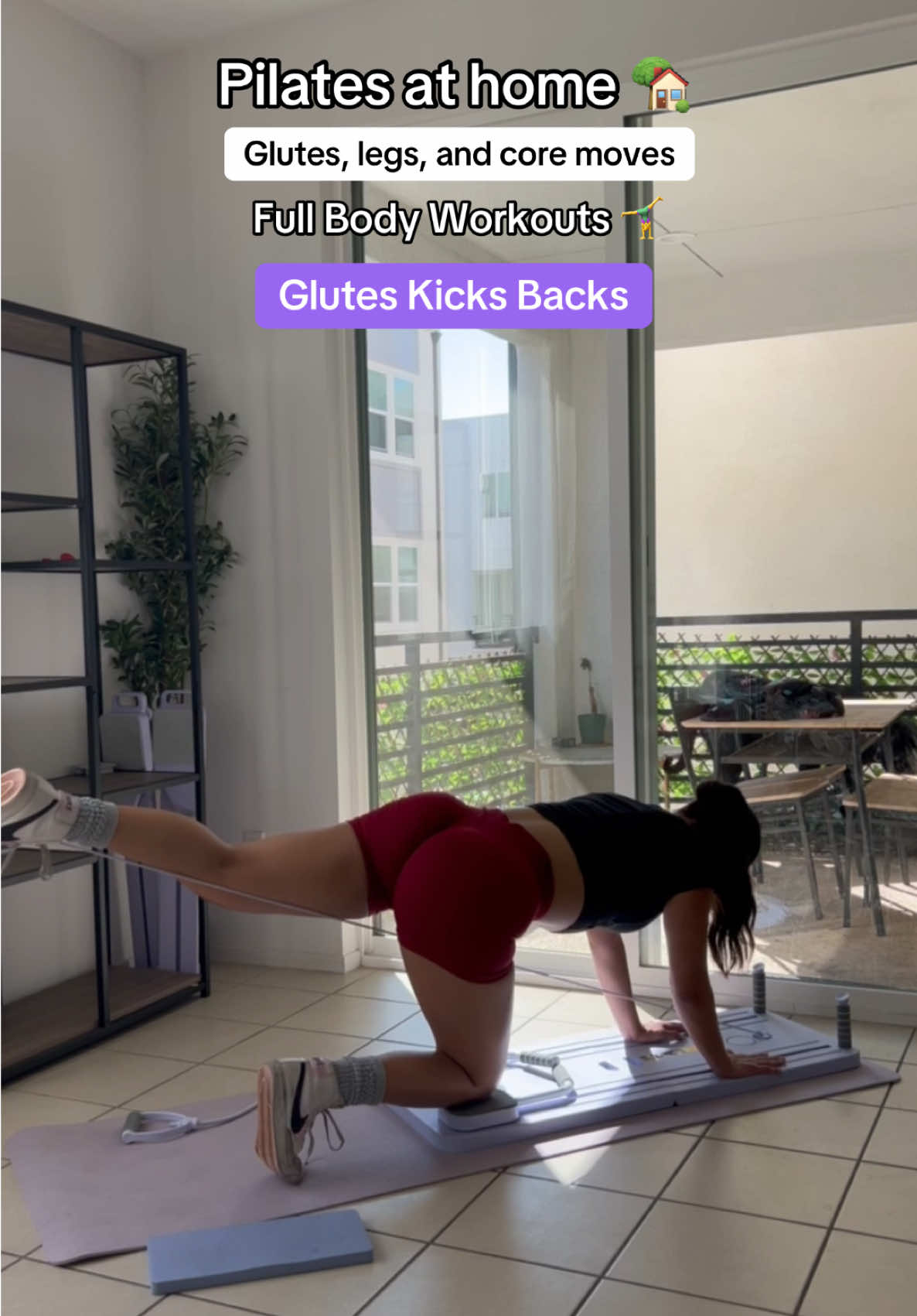 Replying to @portraitsofheav get one babe! Super easy to use but you will feel the burn! make sure you do every workout slow! 😩🔥 This video was sped up to save time! 🥰 #pilatesboard #pilatesworkout #pilates #glutesworkout #TikTokShopCreatorPicks #homeworkout #workoutathome #athomeworkout 