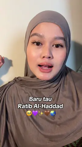 Ratib Al-Haddad indah bgt yaa kemana aja aku ini🙂‍↔️
