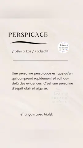 6 mots rares pour paraître plus brillant que 99 % des gens #francaisavecmalyk #francaise #vocabulaire #francetiktok🇫🇷  #apprendrelefrançais #french  #learnfrenchwithmalyk 