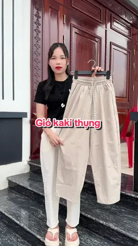 Quần gió lụa kaki from thụng dễ mặc #xuhuong 
