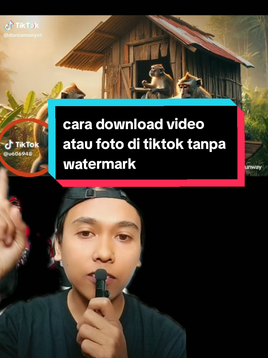 cara download video atau foto di tiktok tanpa watermark. #tipsandtricks #download #kreatorpemula 