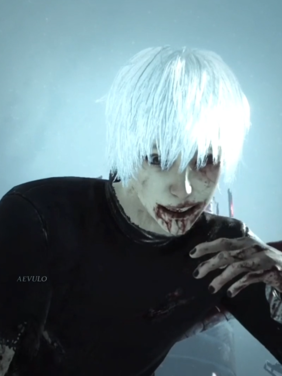 #KENKANEKI | i luv the little smile he does after he is done w the person ✌🏼😂 #kaneki #kanekiedit #tokyoghoul #dbd 