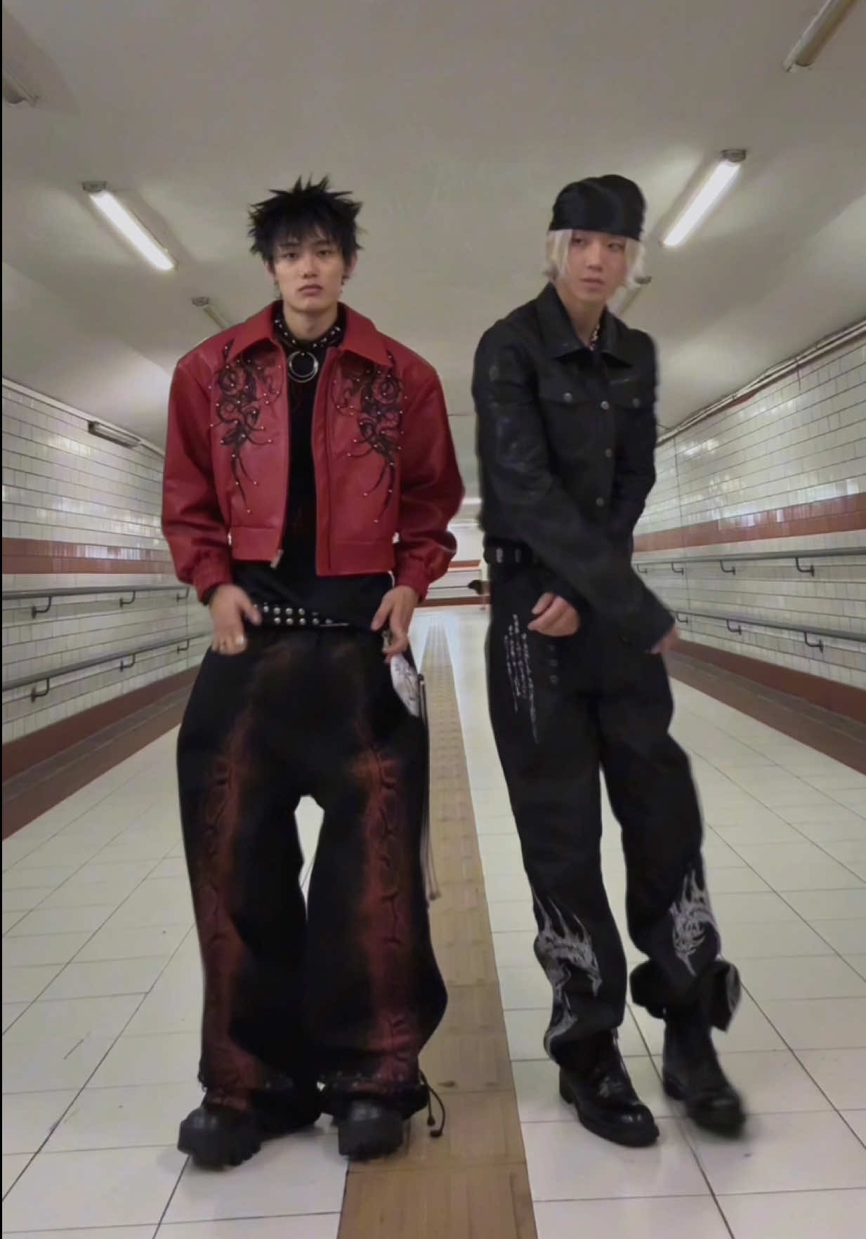two boy #OOTD  #punkrock 