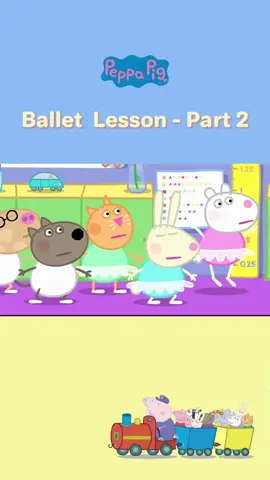 🐽Ballet  Lesson-Part2 🩰 #PeppaPig #Cartoons #KidsTV #ToddlerLife #fyp