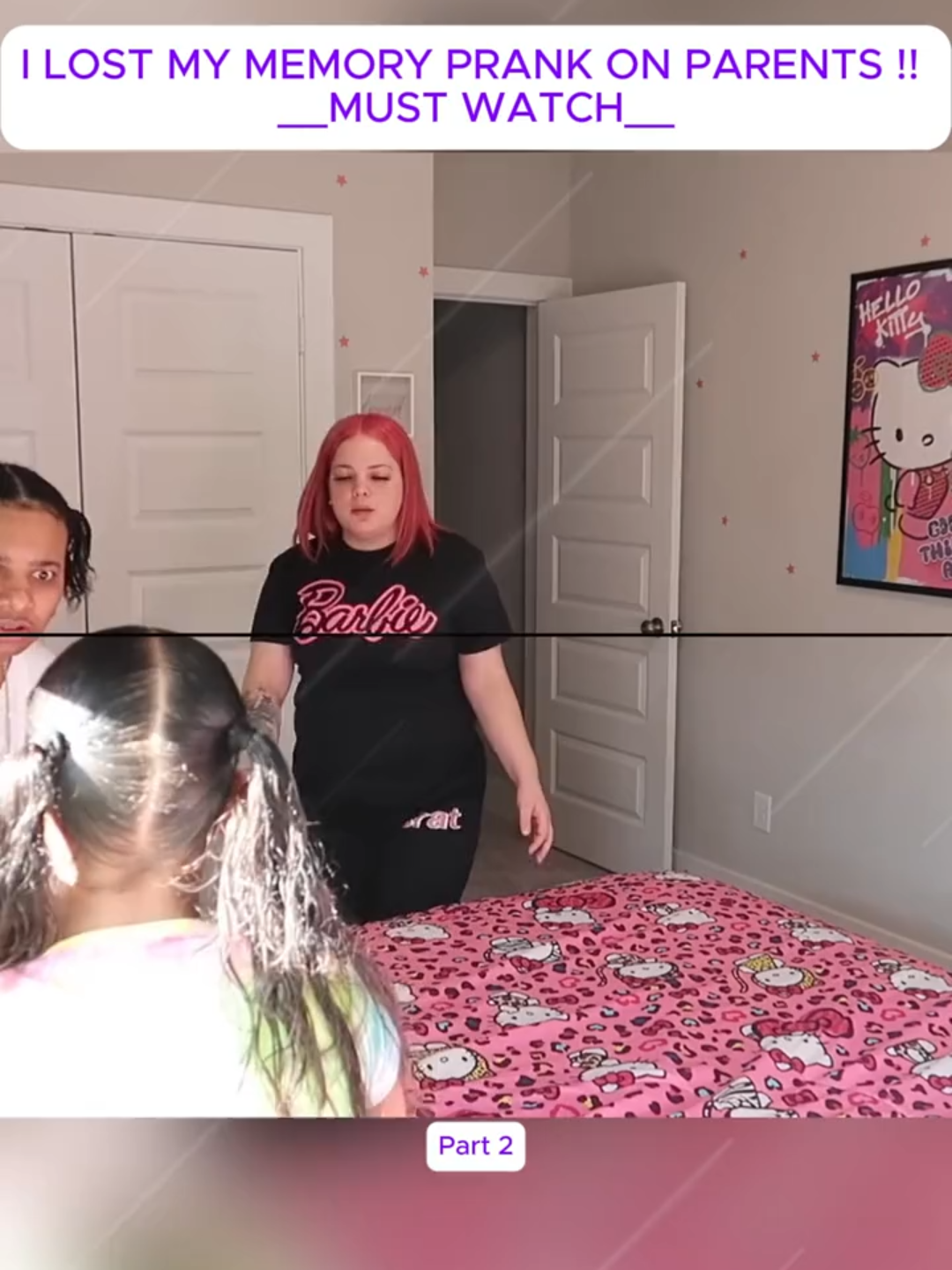 Part 2 I LOST MY MEMORY PRANK ON PARENTS !! **MUST WATCH** #aprilamanda #April #Amanda #fyp #viral #viralvideos #AprilandAmanda ##APRILANDAMANDA #kids #kidsontiktok #family