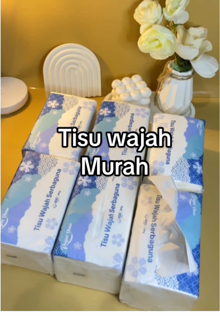 Tisu wajah murce udh dpt 6 sekaligus 😍✨ #tisu #tisumurah #tisuwajah #tisuwajahmurah #fyp 