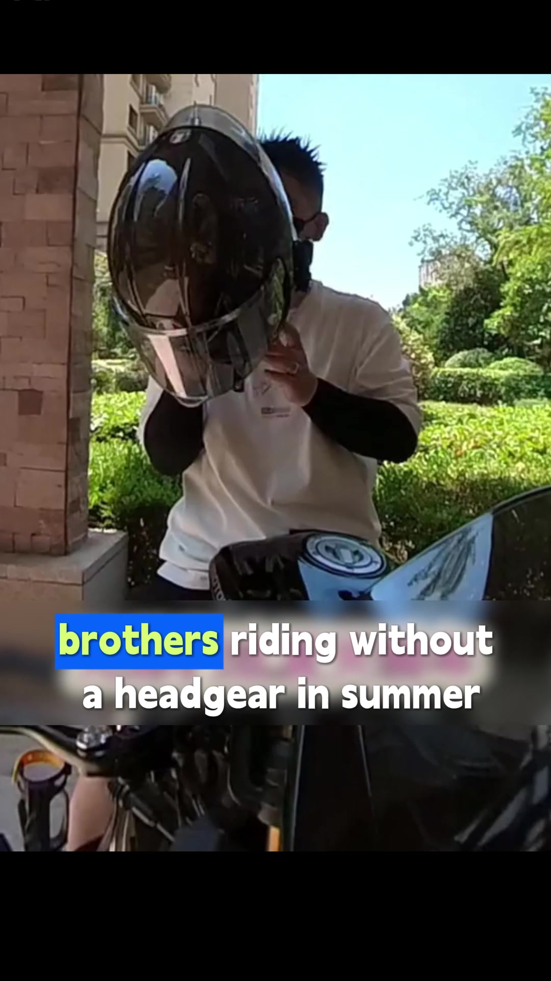 Remember to wear a helmet when riding a motorcycle!  #Motorcycle #Boy #Photography #Gear