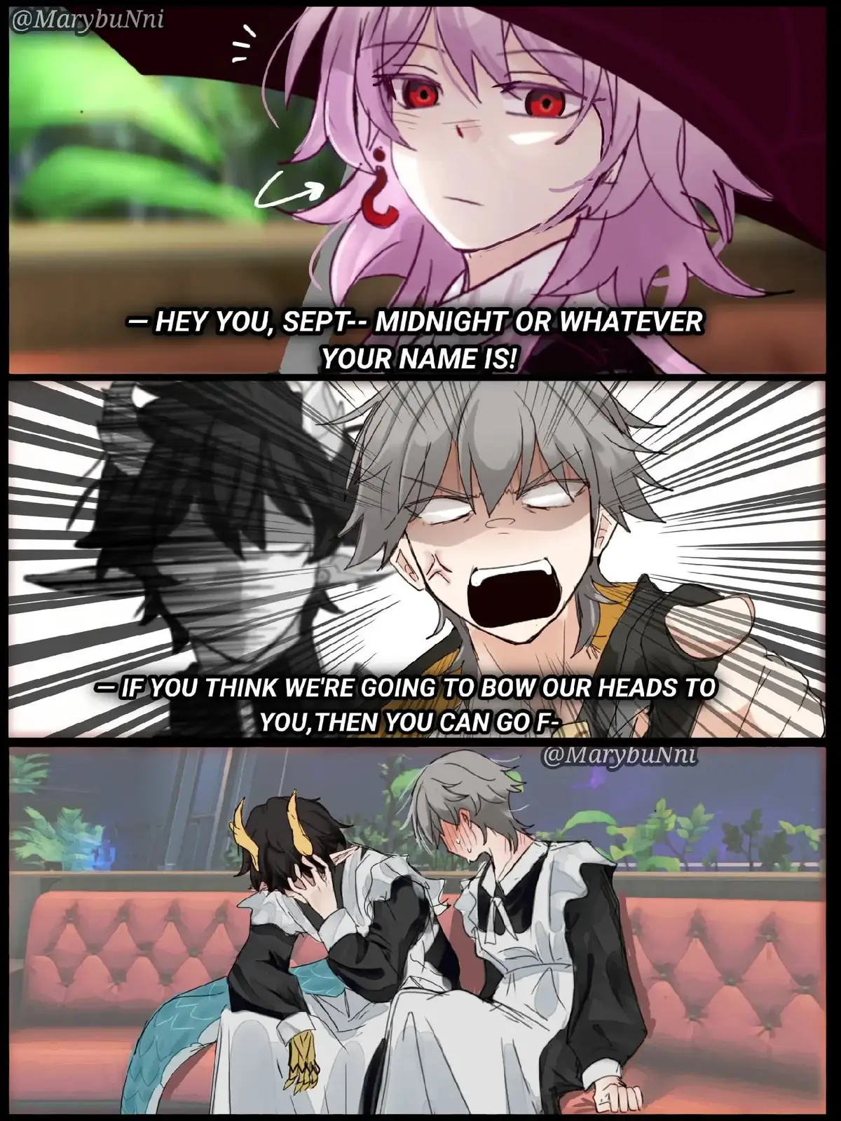 Tạo phản thất bại thì phải chịu phạt🤣 Artist:@MarybuNni #evernight #stelle #danheng #hsr #HonkaiStarRail 