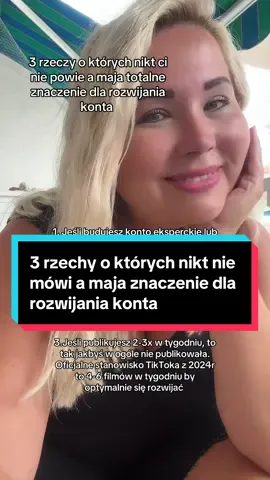 3 rzeczy które robisz i przez to się nie rozwijasz na TikToku #rozwijaniekonta #tiktokgrowth #howtogrowontiktok 