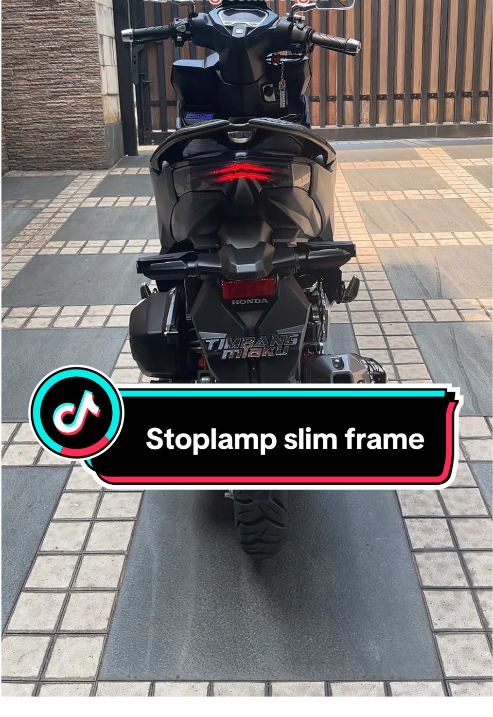 Racepro Lampu variasi stoplamp vario slim frame rgb bisa diganti warna lewat aplikasi hp