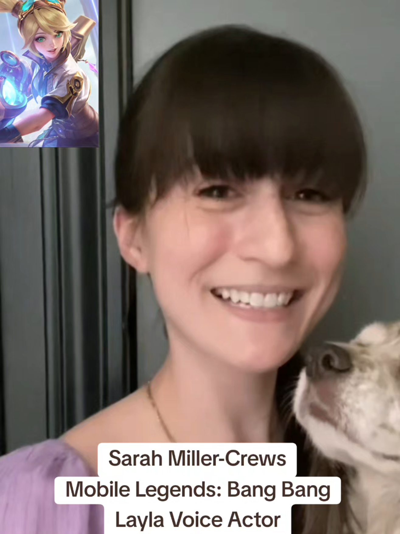 #MobileLegendsBangBang #MLBB #MLBBLaylaVoiceActor #LaylaVoiceActor #SarahMillerCrews