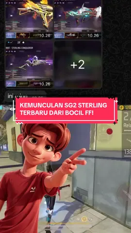 Bocoran Update SG2 Sterling Dari Bocil Free Fire! #brohans #progamer #Free_Fire #FreeFire #FreeFireMAX #miminbooyahid #FF #Viral #fyp #topupnyaprogamer #mystericardprogamer #SG2 