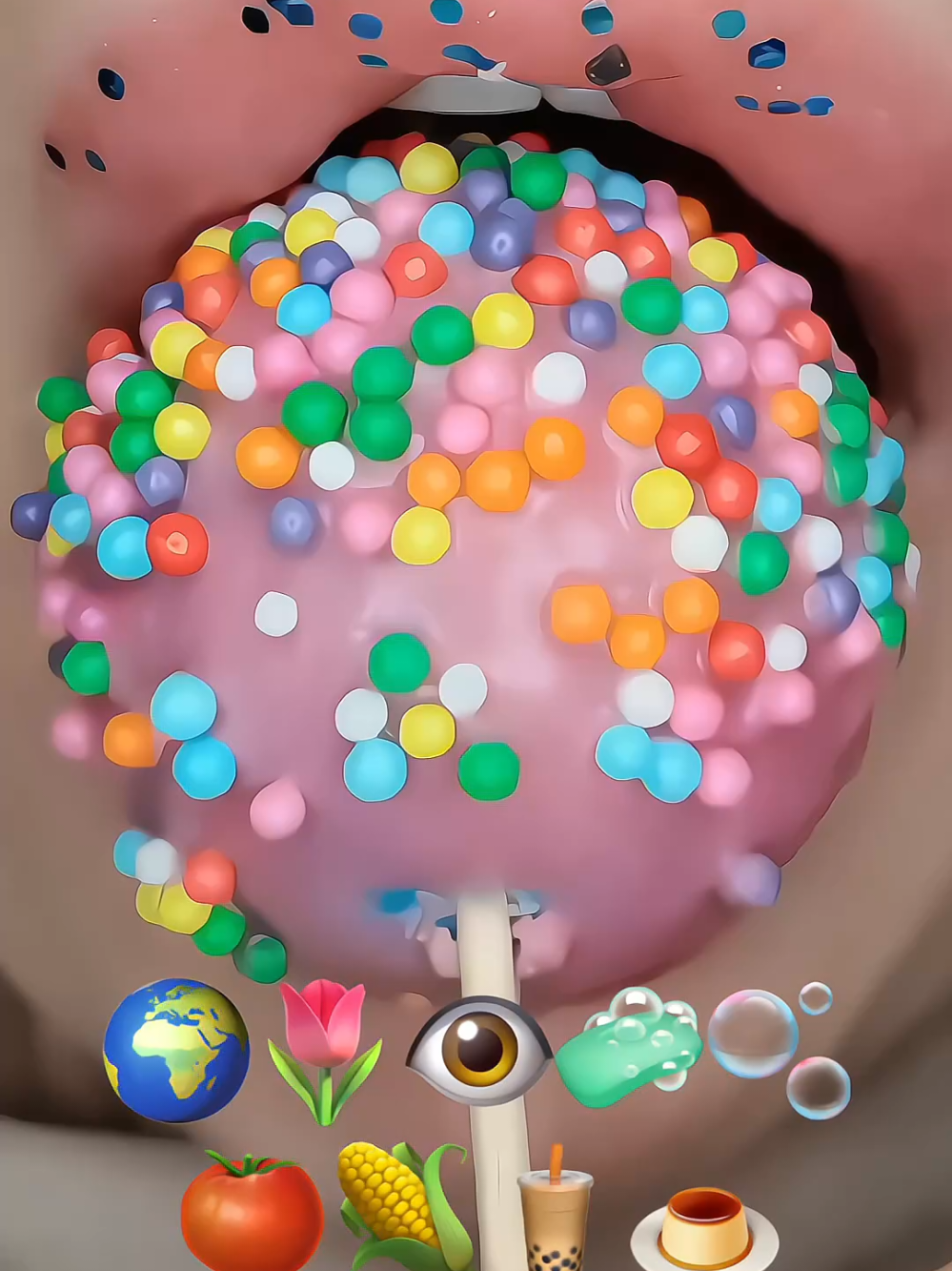 Please give suggestions for songs you like 🎧💗 #asmr #asmrfood #asmreating #asmrsounds #asmrvideo #makansesuaiemoji #satisfyinglips #fyp #tiktokpelitfyp #xyzbca #xuhuong  cr@Satisfying Lips® 💋 