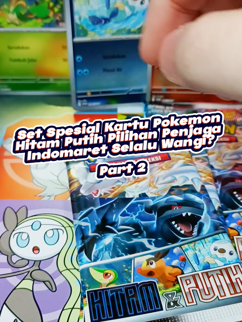Sisa 3 pack kartu pokemon seri hitam putih dari set spesial indomaret yang kudapat dengan teori pilihan penjaga / kasir Indomaret! Kita cek aja di #vt  kali ini kita brewek 3 pack terakhir ini dan buktikan apakah pack kartu pokemon pilihan kasir Indomaret pasti bagus atau gak? #kartupokemon #tcgindonesia #mainan #hobi #fyp #promoindomaret 