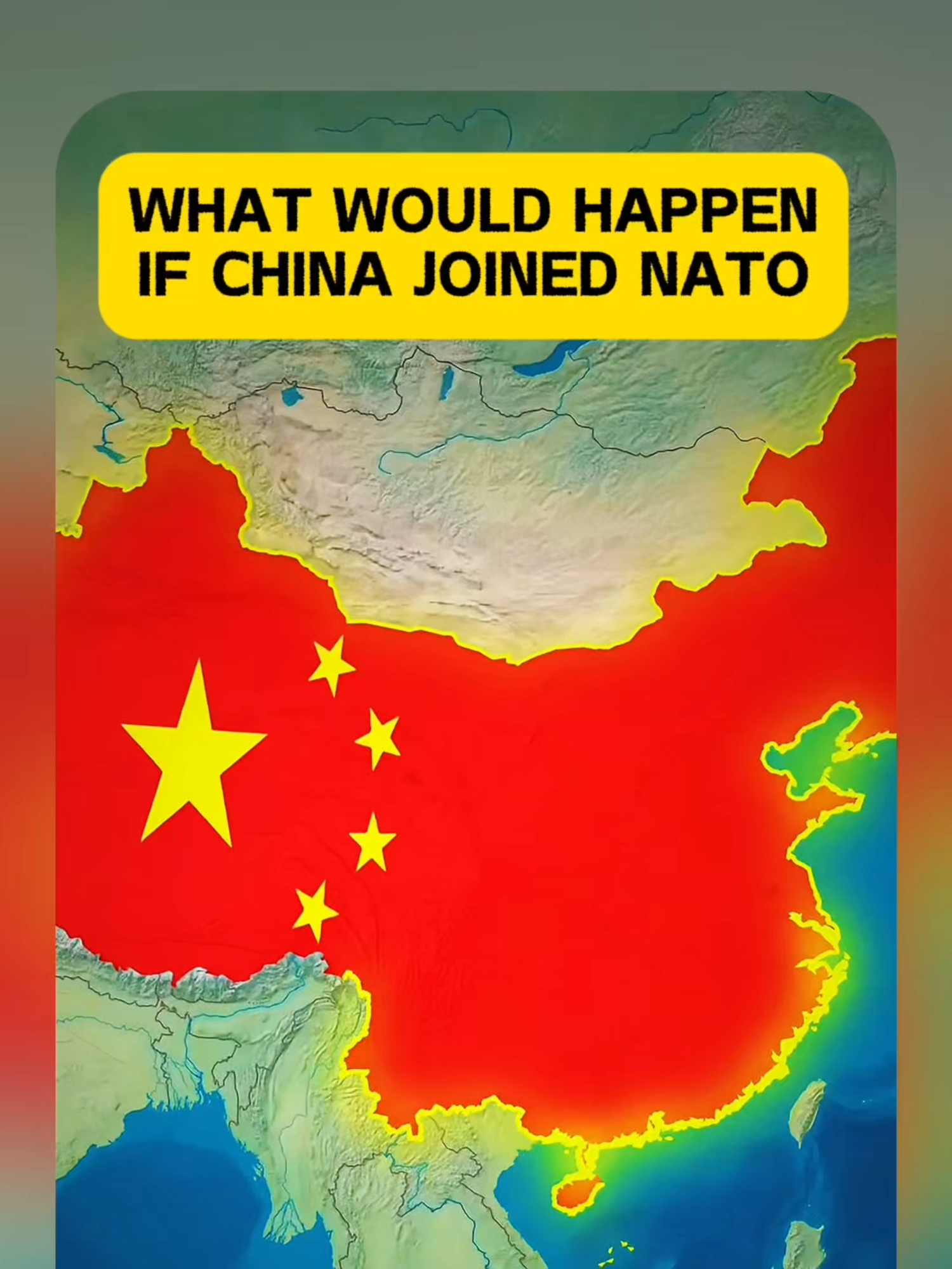 What would happen if China joined NATO? First, China would cut ties with North Korea and allow NATO to establish military bases near the border between the two countries.Soon after, China would coordinate with South Korea and Japan to launch a full scale offensive, quickly leading to the collapse of the North Korean regime. Russia would view this as a blatant betrayal and declare war on both China and NATO.However, with China's addition to the alliance, NATO would become nearly unstoppable.The conflict would erupt, starting with direct attacks on Russian territory from Eastern Europe. At the same time, China would open a second front from the east, forming a pincer movement against Russia.After weeks of isolation and mounting losses, Russia would be forced to surrender, becoming a de facto territory under NATO control. Just as global stability seems within reach, internal conflict erupts within NATO. China supports Pakistan in its war against India, while the United States backs New Delhi. #Geopolitics, #NATO, #China, #MilitaryStrategy, #InternationalRelations, #GlobalConflict, #EastAsia, #Russia, #GlobalStability, #DefensePolicy, #PoliticalAnalysis, #AsiaPacific, #ColdWar, #StrategicAlliances, #WorldPolitics, #ConflictResolution