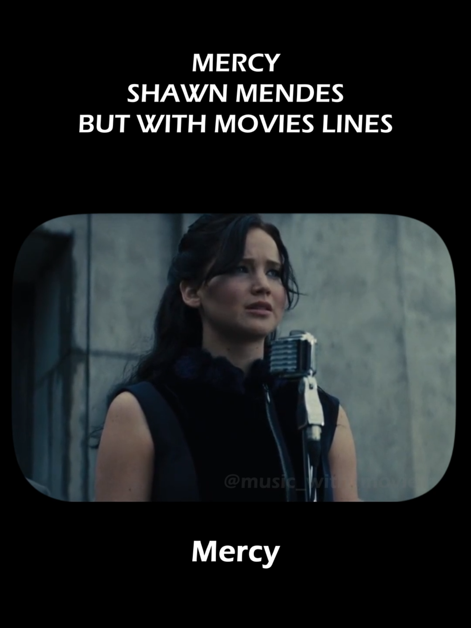 What if 'Mercy, by Shawn Mendes @shawnmendes was sing with movies lines and scenes from films and shows ? @sainta00 's request ! Don't forget to subscribe and tell me what songs you want me to do in the comments ! #moviesscene #shawnmendes #mercy #movieslines