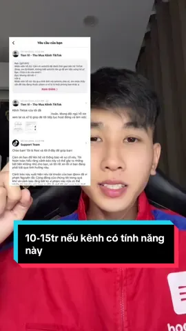 Kiểm tra xem kênh có tính năng này thì liên hệ minh hỗ trợ nhé các tình iu🥰#muabankenhtiktok #muabantaikhoantiktok #tienvimedia #tangfollow_like #kenhtiktokgiare @Tien Vi - Thu Mua Kênh TikTok 