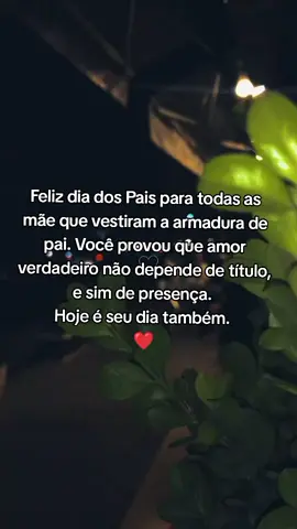 Feliz dia dos Pais para aqueles que realmente exercem essa função, e pra nós mães que fazem com excelência. #fyyyyyyyy #diadospais #maesolo 