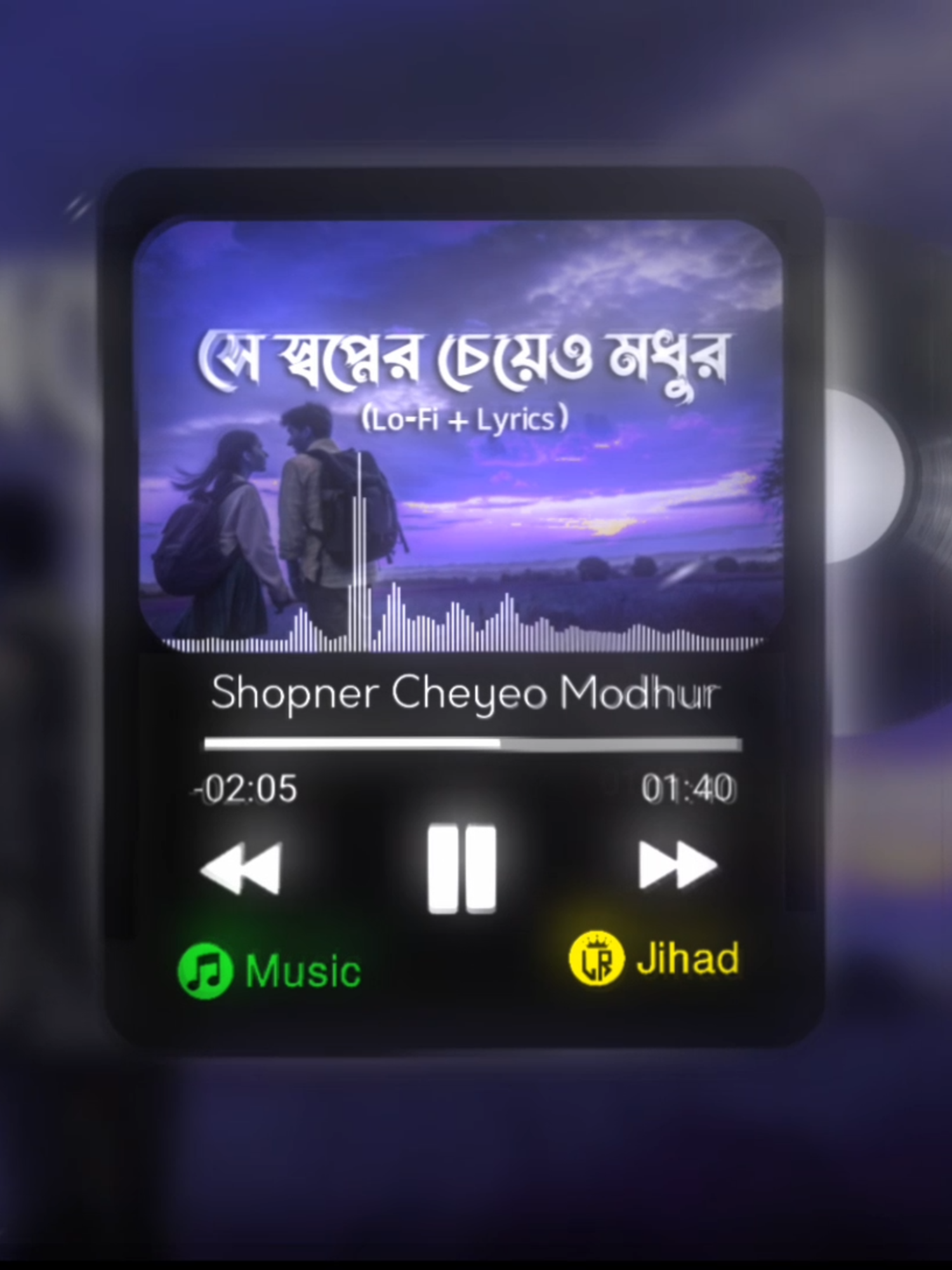 Shopner Cheyeo Modhur - Habib Wahid (স্বপ্নের চেয়েও মধুর) Slowed And Revarb Bangla New Lofi Song
