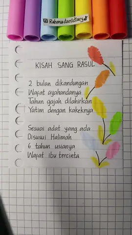 KISAH SANG RASUL 🌷 Part 2 #kisahsangrosul #liriklagu #muhammad #nabimuhammad #muhammadsaw #nabimuhammadsaw #tulisantangan #rahmadanidiary  @Rahmadani 💐 