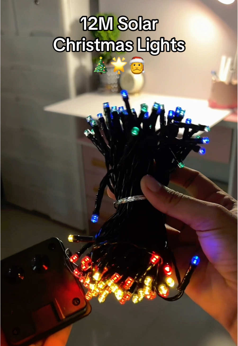 Solar Christmas lights🎄🌟🎅 Check out na habang mura pa‼️ #christmasdecor #christmastlights #solarchristmaslights 