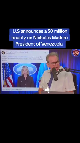 #fyp #foryou #foryoupage #goviral #viral #tiktok #trending #duet #tiktok #usa #america #explore #repost #share #war #venezuela #venezuela🇻🇪 #nicholasmaduro  #maduro #50million #50millionbounty 