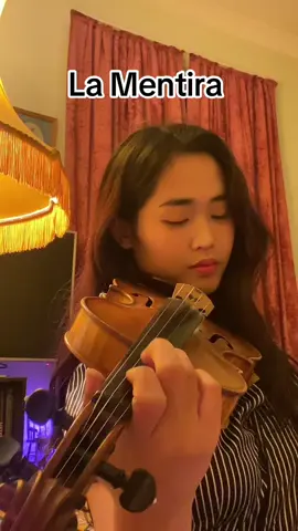 La Mentira on the violin <3  #MusicOnStage #lamentira #luismiguel #violincover #ไวโอลิน #เพลงฮิตtiktok #stbrymlk 