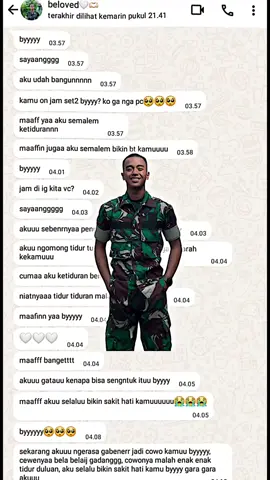 suruhh siapaa tidur duluan hm😏 #CapCut #tni #fyp #ldr #trending 