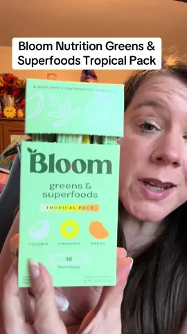 Fuel your body with the Bloom Nutrition Greens & Superfoods Tropical Pack — a delicious, nutrient-packed blend designed to support digestion, boost energy, and promote overall wellness. With a refreshing tropical flavor, it’s the perfect way to get your daily greens in one tasty scoop. 🌿🍍 #BloomNutrition #GreensAndSuperfoods #DailyGreens #TropicalVibes #HealthyLifestyle #WellnessJourney #GutHealth #NaturalEnergy #SuperfoodBlend #NourishYourBody