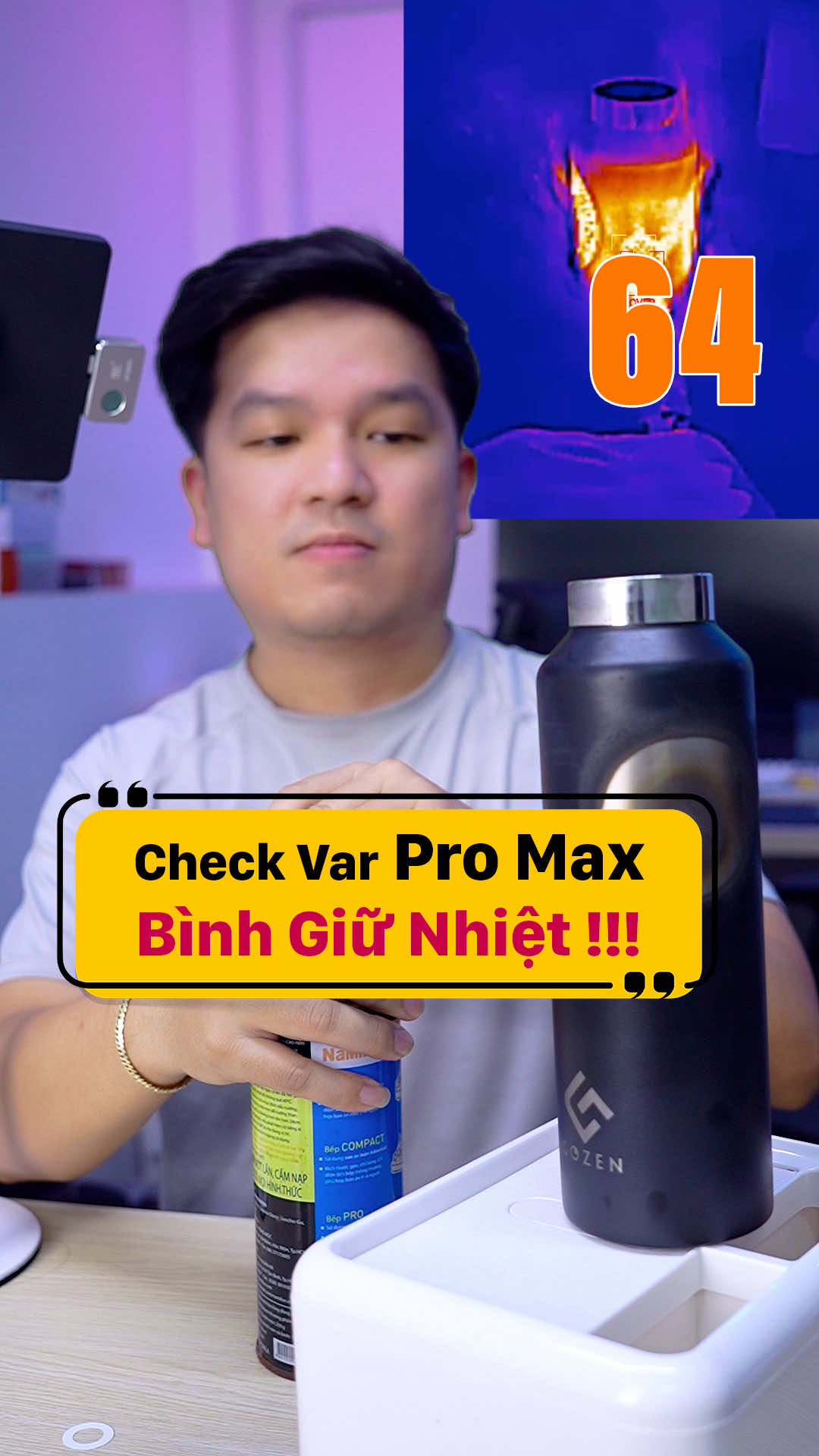 Check Var Pro Max Bình Giữ Nhiệt Đắt Lè Lưỡi Bình giữ nhiệt của Revomax có xứng đáng từ xu hay chỉ là chiêu trò quảng cáo. ---- Duy Vũ Check Var #Duyvucheckvar  #binhgiunhiet #binhgiunhietrevomax #revomax #binhgiunhietchankhong #binhgiunhietcaocap