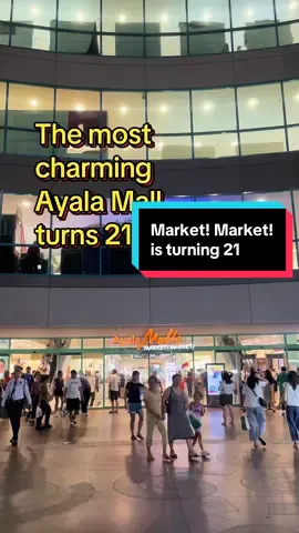Market! Market! is turning 21 on September 16, 2025. From the iconic fountain, playground, Timezone and more, what's your favorite Market! Market! moment? Share it now! #fyp #foryoupage #fyp #mallreviews #mallgeek #malldiaries #travelph #reels #taguig #marketmarket #ayalamall 