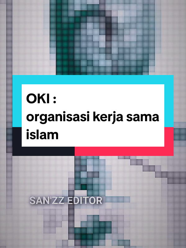 semoga kali ini rame 😋 Organisasi Kerja sama Islam (OKI, dahulu Organisasi Konferensi Islam; bahasa Arab: منظمة التعاون الإسلامي; bahasa Inggris: Organisation of Islamic Cooperation; bahasa Prancis: Organisation de la coopération islamique) adalah sebuah organisasi antarpemerintah dengan 57 negara anggota yang memiliki seorang perwakilan tetap di Perserikatan Bangsa-Bangsa dan Uni Eropa. OKI didirikan di Rabat, Maroko pada 12 Rajab 1389 H (25 September 1969) dalam Pertemuan Pertama para Pemimpin Dunia Islam yang diselenggarakan sebagai reaksi terhadap terjadinya peristiwa pembakaran Masjid Al-Aqsa oleh Israel. OKI mengubah namanya dari sebelumnya Organisasi Konferensi Islam pada 28 Juni 2011 pada saat pertemuan 38 dewan Menteri Luar Negeri di Astana, Kazakhstan. #fyp #organisasi #OKI  #masukberandafyp @TikTok 