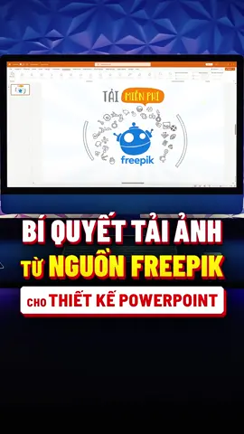 Thủ thuật tải miễn phí Ảnh Premium của Freepik giúp thiết kế #PowerPoint 'đỉnh nóc kịch trần' 😎 #LearnOnTikTok 