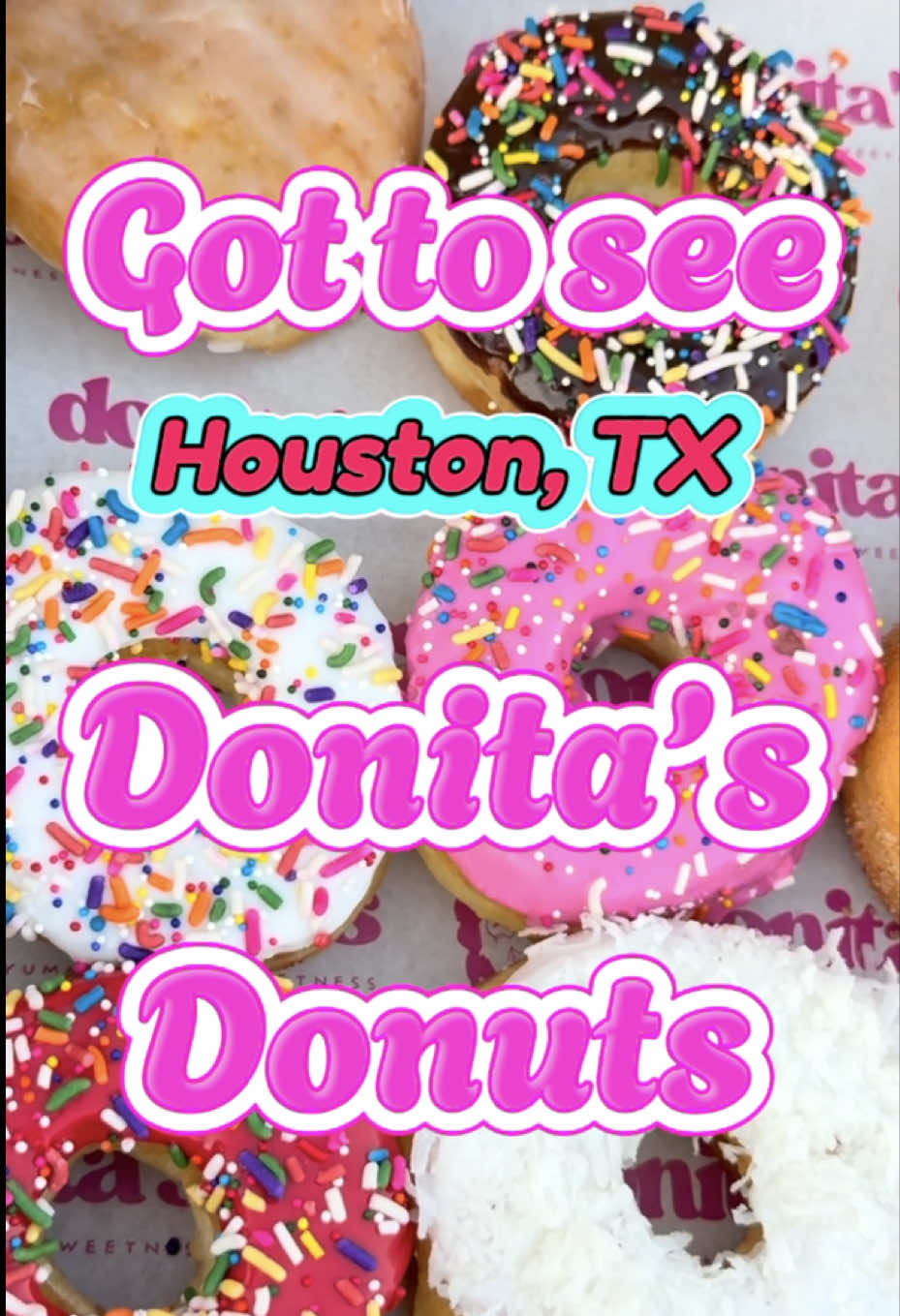 Donita’s Donuts in Houston, Texas is a must see! The Donuts are fresh and delicious, the staff is friendly and the Dulce de Luche filled donut is outta this world. Support local H-Town! #donuts #houstonfood #houstonfoodie #houstoneats #breakfast #houstontexas #fyp @donitasdonutshtx 