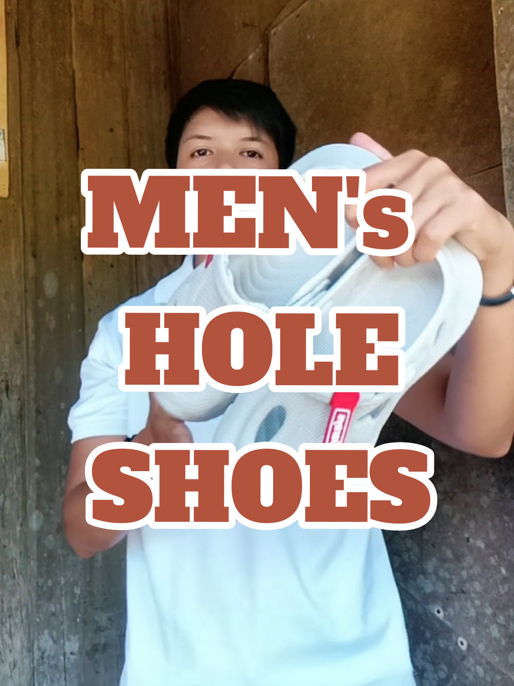 men's hole shoes #sandalslipper #clogs #holeshoes #sapatospangporma 