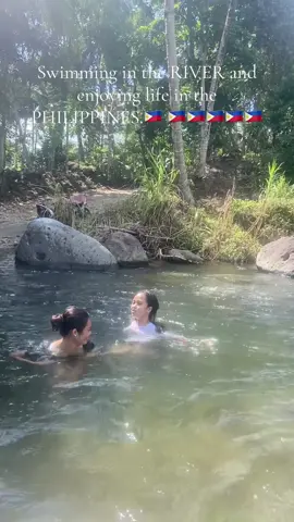 Swimming in the river, feeling the tropical vibes, and enjoying the beauty of the Philippines 🌴💦 #PhilippinesVibes #TropicalParadise #IslandLifePH #NatureLoversPH #PinayBeauty #BuhayProbinsya #TravelPhilippines