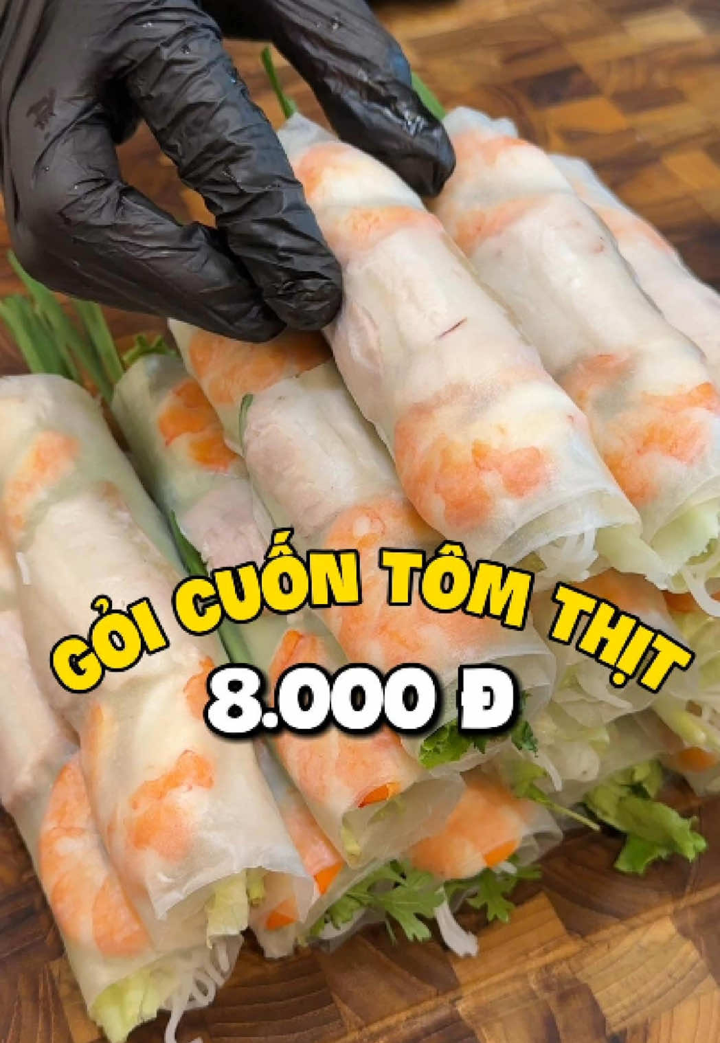 Gỏi cuốn kinh doanh 8.000 vnđ #Minhnhatmasterchef #LearnOnTikTok 