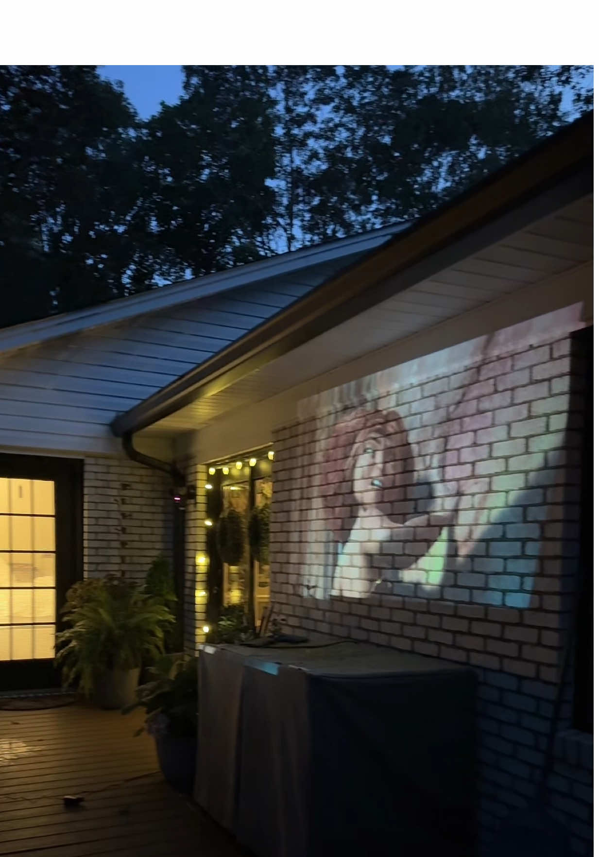 Summer is not over yet and I’m loving it! #bigscreen #projector #Summer 