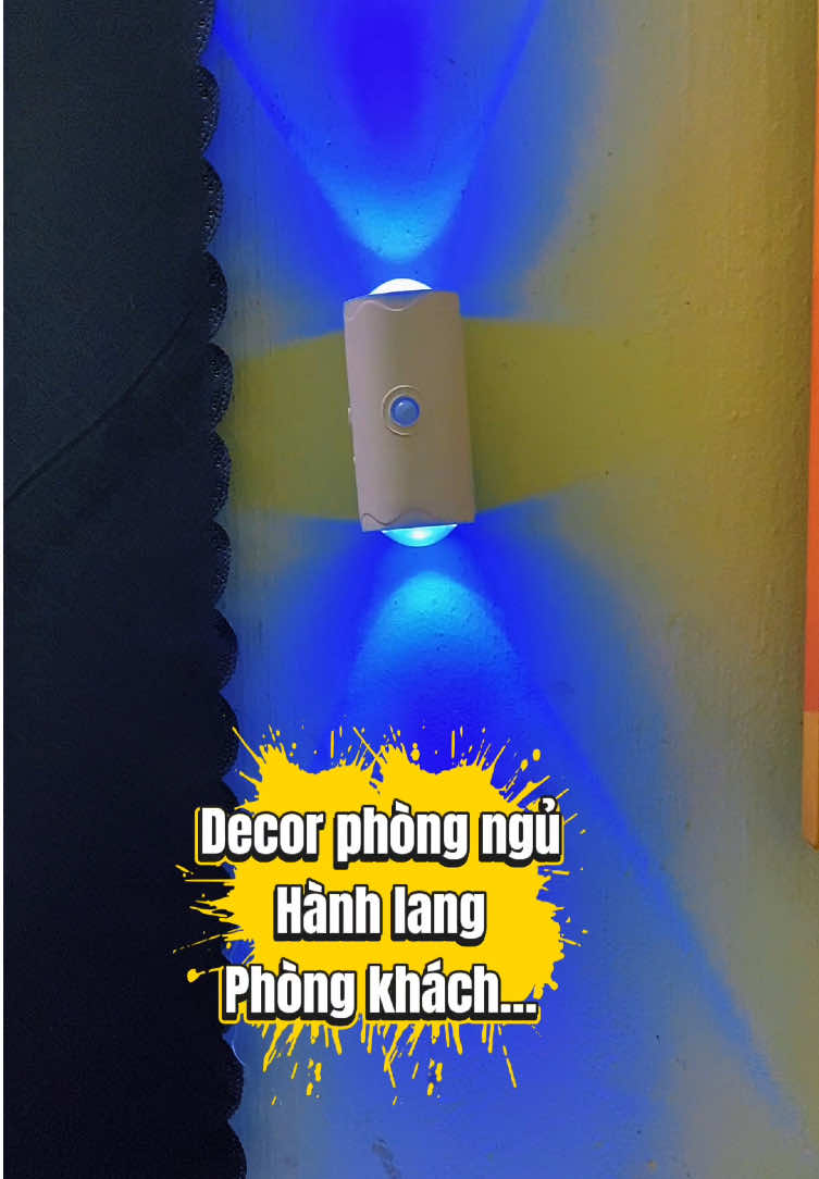 Đèn decor trang trí cảm biến chuyển động gắn hành lang phòng khách  decor phòng ngủ… ✅✅🐠🐠#tuthanhdung11 #dencambien #denhanhlang #denngu #dendecor 💥💥💥🥰🥰