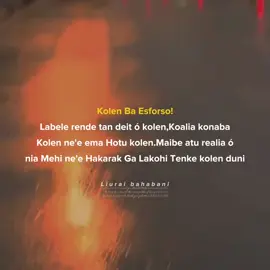 Hakarak ga lakohi tenke kolen duni#padahariini 