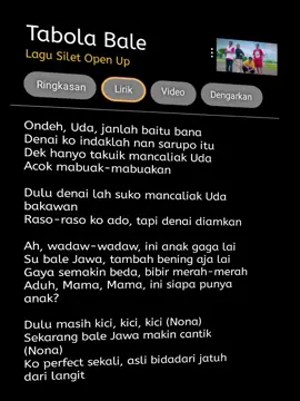 Tabola-bale - silet open up